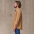 Filson Denim Guide Shirt Harvest Tan wearing side