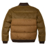 Filson Down Bomber Jacket Dark Tan back