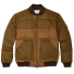 Filson Down Bomber Jacket Dark Tan front