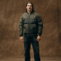 Filson Down Bomber Jacket Otter Green wearing front