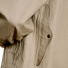 Filson Dry Tin Cloth Cruiser Gray Khaki reach-through-pocket
