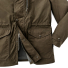 Filson Dry Wax Mile Marker Coat Burnt Olive Snap-flap cargo/hand pockets plus zippered chest pocket