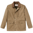 Filson Dry Wax Mile Marker Coat Dark Beige front