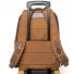 Filson Dryden Backpack 20152980 Whiskey Rear trolley strap fits over rolling luggage handles