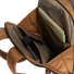 Filson Dryden Backpack Whiskey inside with laptop
