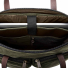 Filson Dryden Briefcase Otter Green inside with laptop