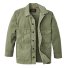 Filson Field Jac-Shirt Washed Fatigue Green front open