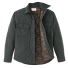 Filson Insulated Flannel Shirt Charcoal front open