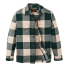 Filson Wool Jac-Shirt Pine/Beige Check front open
