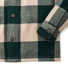 Filson Wool Jac-Shirt Pine/Beige Check front detail