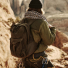 Filson Journeyman Backpack Otter Green with climbinggear
