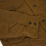 Filson Journeyman Jacket Dark Tan Button-secure front closure and adjustable cuffs