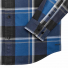 Filson Lightweight Alaskan Guide Shirt Blue/Faded Black/White Plaid sleeve detail