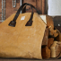 Filson Log Carrier Tan lifestyle