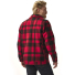 Filson Mackinaw Wool Cruiser Jacket Red Black wearing back