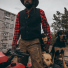 Filson Mackinaw Wool Vest Red/Black lifestyle