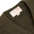 Filson Mackinaw Wool Vest Forest Green front detail