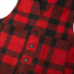Filson Mackinaw Wool Vest Red/Black close-up