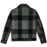 Filson Mackinaw Wool Work Jacket Jacket Graystone/Black Plaid back