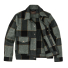 Filson Mackinaw Wool Work Jacket Jacket Graystone/Black Plaid front open