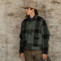 Filson Mackinaw Wool Work Jacket Jacket Graystone/Black Plaid lifestyle-with-hat