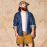 Filson Oakville Canvas Shorts Bronze Brown wearing