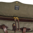 Filson Original Briefcase Otter Green sipper detail