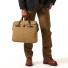 Filson Original Briefcase Tan carrying in hand