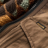 Filson Reversible Pile Fleece Jacket Brown/Night Camp Zippered front closure