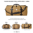 Filson Rugged Twill Duffle Bag Large Tan compared to Duffle Medium and Small