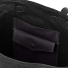 Filson Rugged Twill Large Open Tote Bag Black inside
