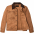 Filson Rustic Canvas Short Cruiser Jacket Whiskey front open