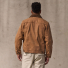 Filson Rustic Canvas Short Cruiser Jacket Whiskey wearing back