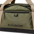 Filson All-Weather 50L Duffle Olive/Black/Covert Exterior snap-flap pocket