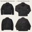 Filson Lined Tin Cloth Cruiser Jacket Cinder versus Short Lined Cruiser Jacket Black