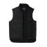 Filson Tin Cloth Insulated Work Vest Black front open