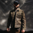 Filson Tin Cloth Short Lined Cruiser Jacket Dark Brown with Logger Mesh Cap Black