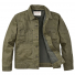Filson Tin Cloth Short Lined Cruiser Jacket Military Green front open