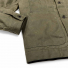 Filson Tin Cloth Short Lined Cruiser Jacket Military Green Metal-shank-button-front-cuff-closures