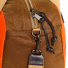 Filson Tin Cloth Small Duffle Bag Dark Tan/Flame side detail