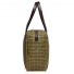 Filson Tin Cloth Tote Bag with Zipper Flyway Green side