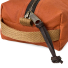Filson Tin Cloth Travel Kit Rust front close-up