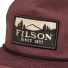 Filson Trucker Mesh Cap Redwood/Scenic logo