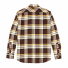 Filson Vintage Flannel Work Shirt Brown/Yellow/Multi Plaid back