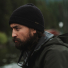 Filson Watch Cap Beanie Black lifestyle at the River