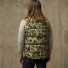 Filson Waxed Down Vest Tundra Shrub Camo wearing back