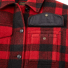 Filson Women's Mackinaw Cruiser Red/Black Plaid, Four front cargo pockets