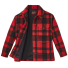 Filson Women's Mackinaw Cruiser Red/Black Plaid front open
