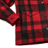 Filson Women's Mackinaw Cruiser Red/Black Plaid, Button-close front and adjustable cuffs