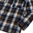 Filson Wool Jac-Shirt Brown/Light Blue Multi Plaid Flap-covered-chest-pockets-with-hidden-buttons 